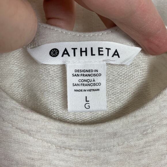 Athleta Cream Balance Jumpsuit Sz.L - Picture 7 of 15